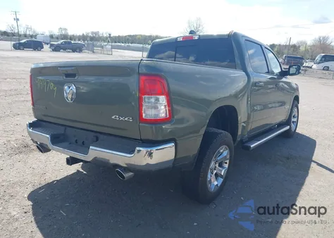 2021 Ram 1500 Big Horn 4X4 5'7 Box from USA, damaged, VIN 1C6SRFFT4MN567699